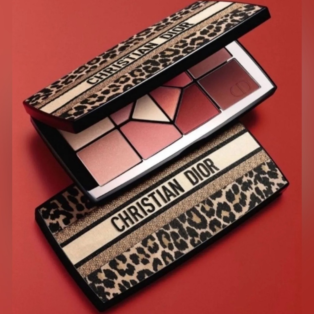 Dior Diorshow Mitzah 10 Colors Eyeshadow Palette Limited Edition Leopard Print